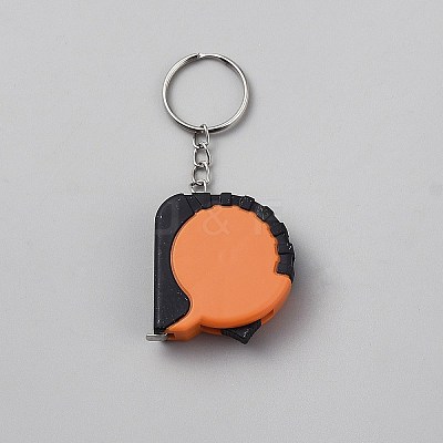 TPR & ABS & Stainless Steel Tape Measures AJEW-WH0481-61C-1