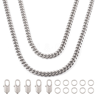 DIY Chain Bracelet Necklace Making Kit DIY-YS0001-71-1