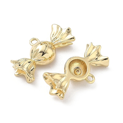 Brass Micro Pave Cubic Zirconia Pendants KK-L260-12G-1