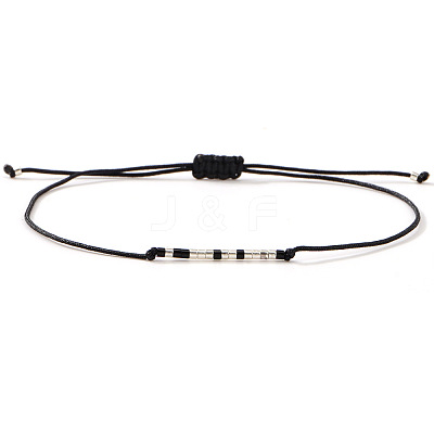 2Pcs Minimalist Glass Seed Bead Braided Bead Bracelets VR4504-1-1