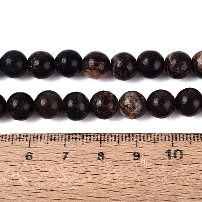 Natural Biotite Beads Strands G-Q616-01C-1