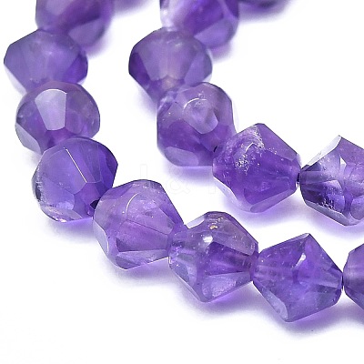 Natural Amethyst Beads Strands G-F715-016-1