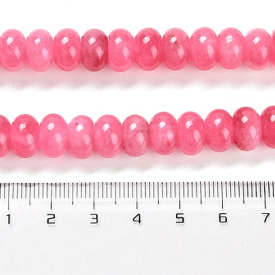 Dyed Natural White Jade Beads Strands G-G107-A03-01-1
