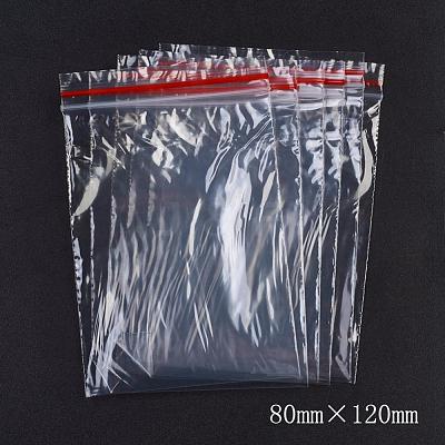 Plastic Resealable Packaging Bags OPP-G001-E-8x12cm-1