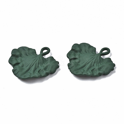 Spray Painted Alloy Pendants PALLOY-T077-118B-RS-1