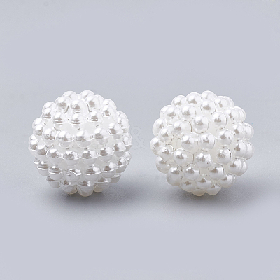 Imitation Pearl Acrylic Beads OACR-T004-15mm-20-1