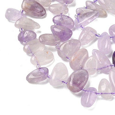 Natural Amethyst Beads Strands G-P604-A09-01-1