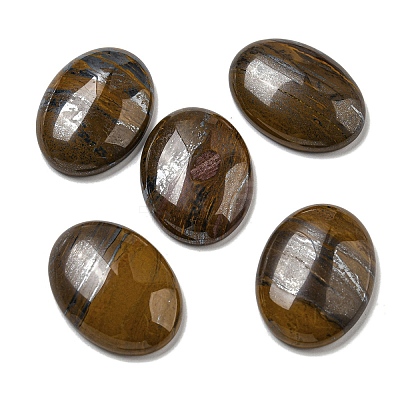 Natural Tiger Iron Cabochons G-C115-01B-28-1