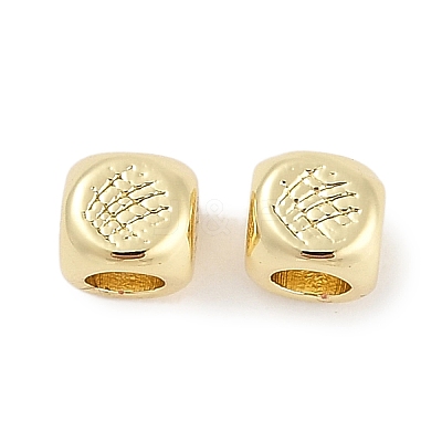 Brass Beads KK-Q028-35G-1