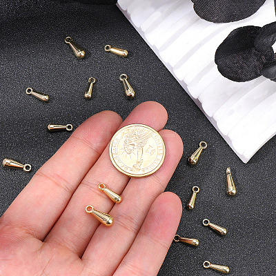 20Pcs 2 Styles Brass Charms KK-BBC0022-49-1