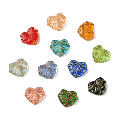 16Pcs 15 Colors Handmade Lampwork Beads LAMP-CJ0002-47-1