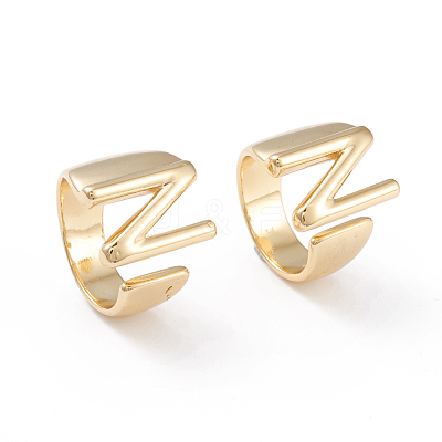 Brass Cuff Rings RJEW-L097-06N-1