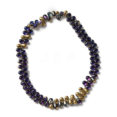 Electroplate Glass Beads GLAA-WH0023-29I-1