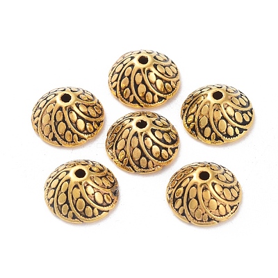 Tibetan Style Bead Caps GLF0535Y-1