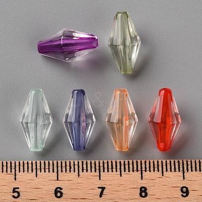 Transparent Acrylic Beads TACR-S154-13A-1