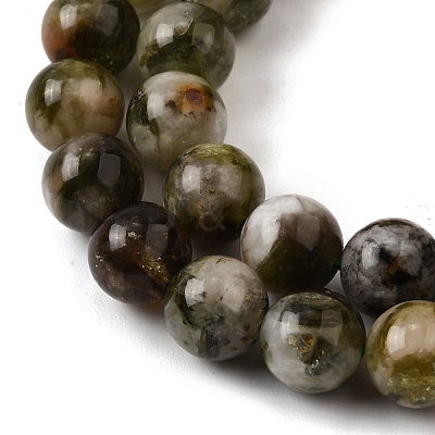 Natural Lepidolite Beads Strands G-F799-B01-9mm-1