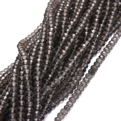 Natural Smoky Quartz Beads Strands G-E569-H06-1
