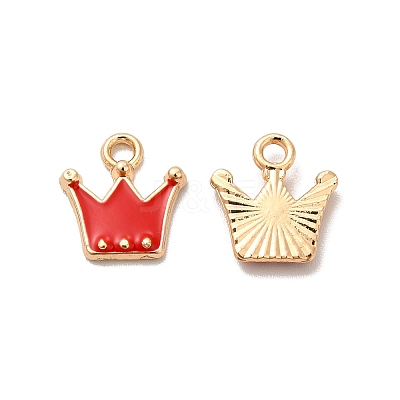 Alloy Enamel Pandants ENAM-K067-53KCG-03-1