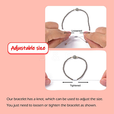 Nylon Thread Braided Beads Bracelets BJEW-JB04346-04-1