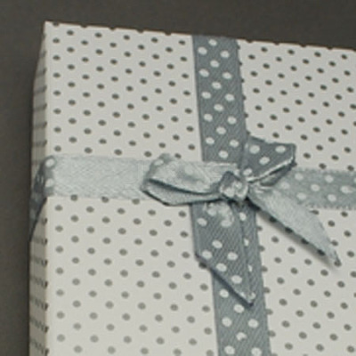 Jewelry Cardboard Boxes with Bowknot and Sponge Inside CBOX-R022-9-1