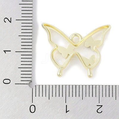 Rack Plating Alloy Enamel Pendants PALLOY-F018-15G-01-1