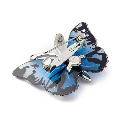 Butterfly Transparent Resin Brooch LS-JEWB-M047-01F-1