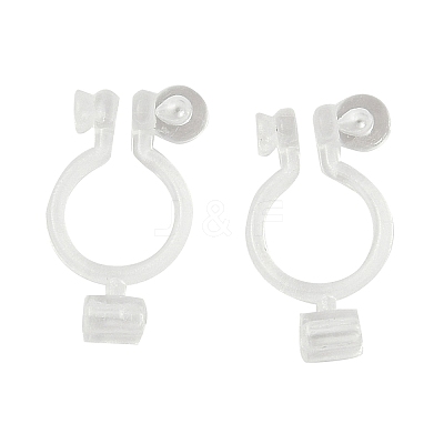 Silicone Clip-on Earring Findings SIL-D300-01-1