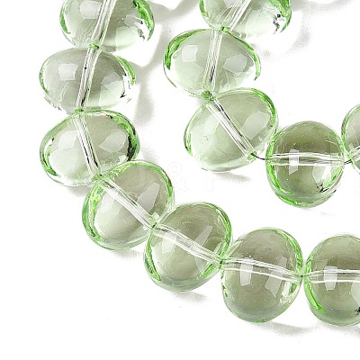 Transparent Electroplate Glass Beads Strands EGLA-N012-06C-1