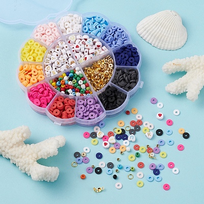 DIY Jewelry Making Polymer Clay Beads Kit DIY-YW0004-77-1