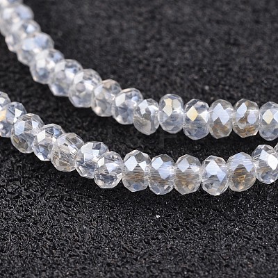 Electroplate Glass Beads Strands EGLA-P018-1mm-AB01-1