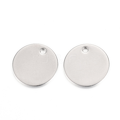 Non-Tarnish 304 Stainless Steel Stamping Blank Tag Pendants X-STAS-S058-14-1