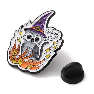 Flaming Animal Theme Enamel Brooches AL-I003-02EB-04-1