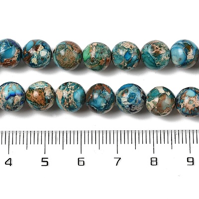 Dyed Natural Regalite/Imperial Jasper/Sea Sediment Jasper Beads Strands G-B124-C01-21-1
