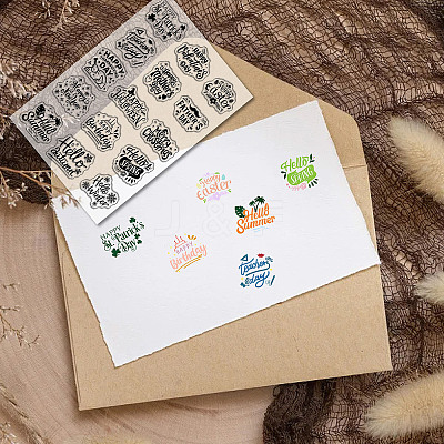 Custom PVC Plastic Clear Stamps DIY-WH0439-0225-1