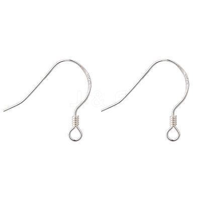 925 Sterling Silver Earring Hooks STER-K167-049A-S-1