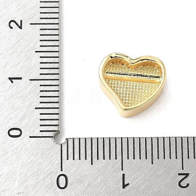 Rack Plating Brass Beads KK-S522-21G-1