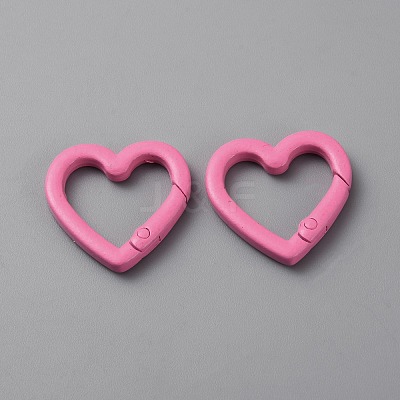 Zinc Alloy Spring Gate Rings AJEW-WH0471-106C-1
