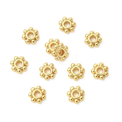 SHEGRACE Brass Spacer Beads XGRQ1H712-334G-1