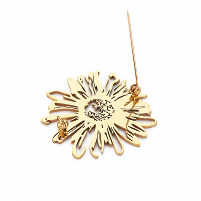 Flower Brooch JEWB-N007-014G-FF-1