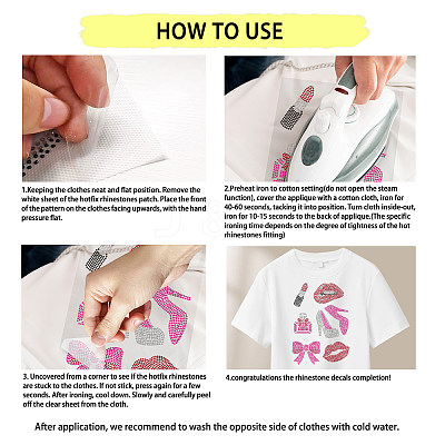 Glass Hotfix Rhinestone DIY-WH0303-292-1
