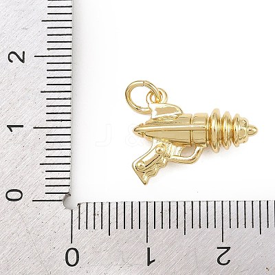 Brass Pendants KK-Z132-13G-1