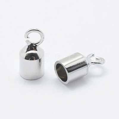 Brass Cord Ends KK-K206-04P-1