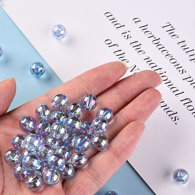Transparent Acrylic Beads MACR-S370-B10mm-749-1