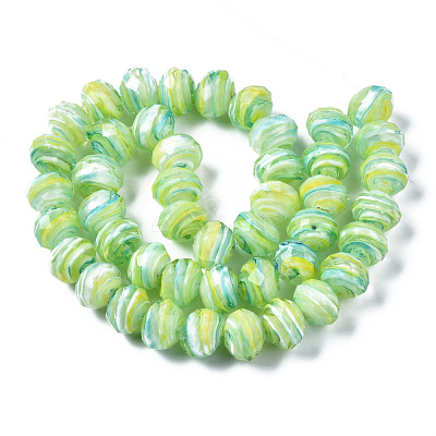 Handmade Lampwork Beads Strands LAMP-T007-13C-1