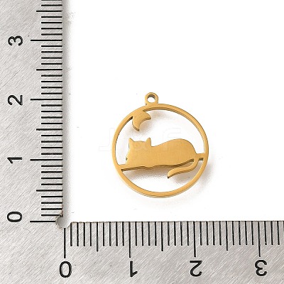 304 Stainless Steel Pendants STAS-S144-04E-1
