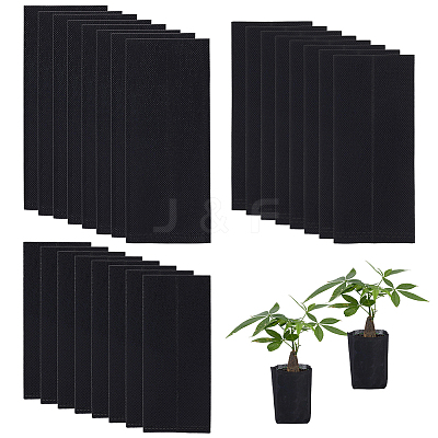 150Pcs 3 Styles Rectangle Non-woven Fabrics Plant Grow Bags FIND-BC0019-79-1