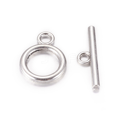 Tibetan Style Alloy Toggle Clasps LF0273Y-1