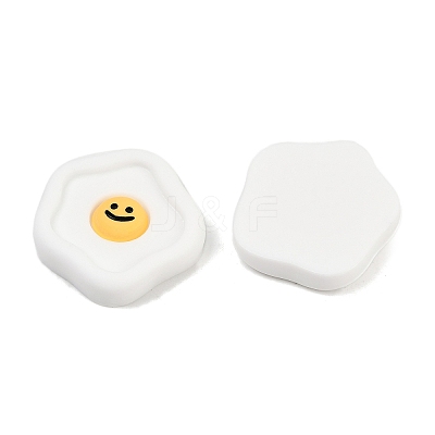 Smiling Face Resin Cabochons CRES-S372-01F-1