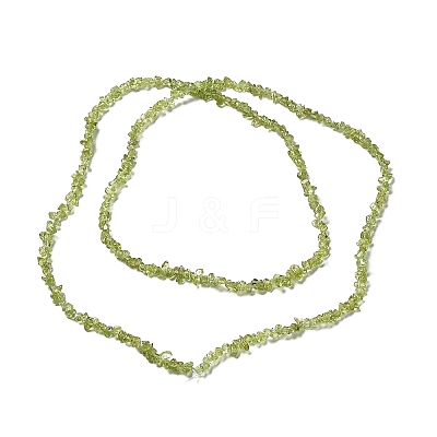 Natural Peridot Beads Strands X-G-E607-A06-1
