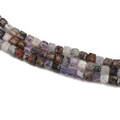 Natural Purple Fluorite Beads Strands G-RM2025-D51-3x3mm-1